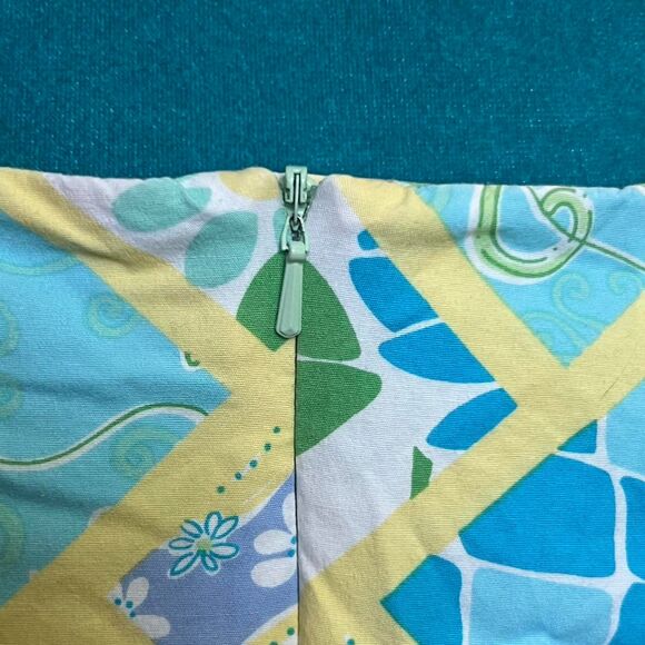 Cute Vintage Lilly Pulitzer Women's graphic Skirt size 6 octopus crab floral - Picture 5 of 8